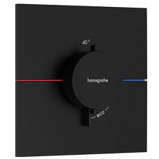 Термостат hansgrohe ShowerSelect Comfort E для 1 потребителя внешняя часть матовый черный 15574670