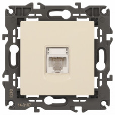 Розетка Ethernet RJ-45 без рамки Эра Эра Elegance 14-3107-02