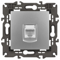Розетка Ethernet RJ-45 без рамки Эра Эра Elegance 14-3107-03
