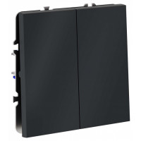 Переключатель перекрестный двухклавишный без рамки Voltum S70 VLS020507