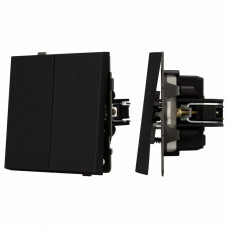 Выключатель двухклавишный без рамки Arlight SWT 054544