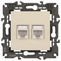 Розетка Ethernet RJ-45 без рамки Эра Эра Elegance 14-3108-02