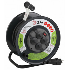 Удлинитель Эра  RMx-4es-3x2.5-30m-IP44(KG)