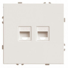 Розетка двойная Ethernet RJ-45 Stekker Эмили 49900