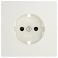 Накладка для розетки с заземлением и со шторками Voltum S70 VLS000713