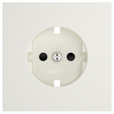 Накладка для розетки с заземлением и со шторками Voltum S70 VLS000713