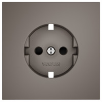 Накладка для розетки с заземлением и со шторками Voltum S70 VLS000714