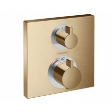 Термостат hansgrohe Ecostat Square для 2 потребителей внешняя часть бронза 15714140