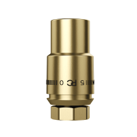 Термостатическая головка Primoclima Cristal M30x1.5 золото PCHEAD06G
