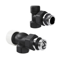 Набор термостатический осевой Royal Thermo Design 1/2 M30x1,5 Черный НС-1640375
