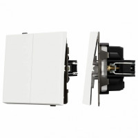 Выключатель двухклавишный без рамки Arlight SWT 054547