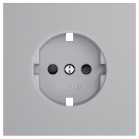 Накладка для розетки с заземлением и со шторками Voltum S70 VLS000716