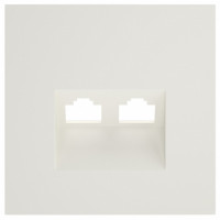 Накладка для розетки RJ-11 или RJ-45 Voltum S70 VLS001413