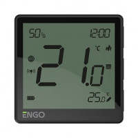 Терморегулятор беспроводной ENGO EONE-BATB Zigbee черный с аккумулятором EONE-BATB