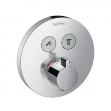 Термостат hansgrohe ShowerSelect S для 2 потребителей внешняя часть 15743000