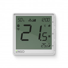 Термостат ENGO Controls EFAN встраиваемый программируемый WiFi черный EFAN230B