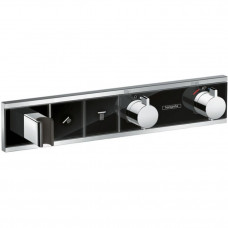 Термостат hansgrohe RainSelect скрытого монтажа для 2 потребителей черный/хром 15355600