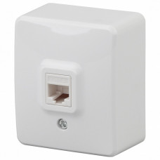 Розетка телефонная RJ-11 Эра Эра Эксперт 11-3202-01