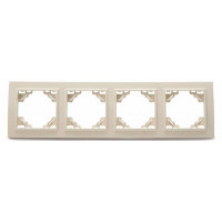 Рамка на 4 поста Stekker PFR00-9004 39243