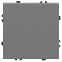 Выключатель двухклавишный без рамки Stekker RSW10-5104-10 49944