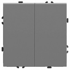 Выключатель двухклавишный без рамки Stekker RSW10-5104-10 49944