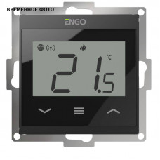 Термостат ENGO Controls E55 комнатный встраиваемый программируемый WiFi черный E55-B