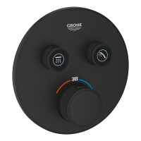 Термостат для встраиваемого монтажа Grohe Grohtherm SmartControl на 2 выхода фантомный черный 29507KF0