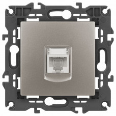 Розетка Ethernet RJ-45 без рамки Эра Эра Elegance 14-3107-16 Розетка Ethernet RJ-45 без рамки Эра Эра Elegance 14-3107-16