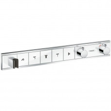 Термостат скрытого монтажа Hansgrohe RainSelect для 5 потребителей белый/хром 15358400