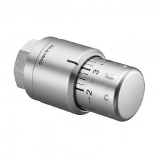 Головка термостатическая Oventrop Uni SH жидкостная M30x1.5 7-28 °C матовая сталь 1012085