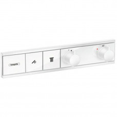 Термостат hansgrohe RainSelect скрытого монтажа для 2 потребителей матовый белый 15380700