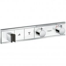 Термостат hansgrohe RainSelect скрытого монтажа для 2 потребителей белый/хром 15355400