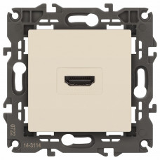 Розетка HDMI без рамки Эра Эра Elegance 14-3114-02 Розетка HDMI без рамки Эра Эра Elegance 14-3114-02