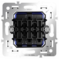 Механизм выключателя трехклавишного Voltum S70 VLS0301M