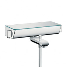 Термостат для ванны hansgrohe Ecostat Select с полкой 350 мм белый/хром 13141400 Термостат для ванны hansgrohe Ecostat Select с полкой 350 мм белый/хром 13141400