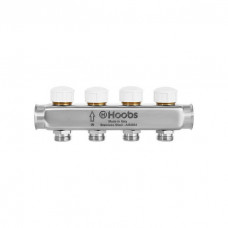 Коллектор Hoobs из нержавеющей стали с термостатическими клапанами 1 x 3/4 9 выходов HB-INCTO-711509