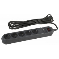 Удлинитель с выключателем Эра  USF-5es-1.5m-USB-B