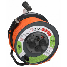 Удлинитель с выключателем Эра  RMx-4es-3x2.5-50m-IP44