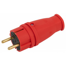 Вилка прямая с заземлением Эра  VX10-R-IP44