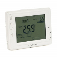 Термостат комнатный программируемый Бастион TEPLOCOM TS-Prog-2AA/8A 912