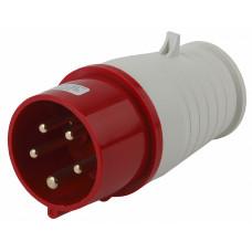 Вилка прямая 3P+PE+N Эра  V-16-3P-PE-N-IP44