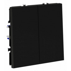 Выключатель проходной двухклавишный без рамки Voltum S70 VLS020308