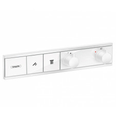 Термостат Hansgrohe RainSelect для 2 потребителей внешняя часть Matt White 15380700