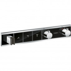 Термостат скрытого монтажа Hansgrohe RainSelect для 3 потребителей черный/хром 15356600