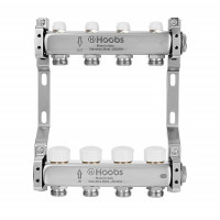 Комплект коллекторов Hoobs из нержавеющей стали с термостатическими клапанами 1 x 3/4 2 выхода HB-INCTK-805502