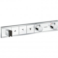 Термостат hansgrohe RainSelect скрытого монтажа для 3 потребителей белый/хром 15356400