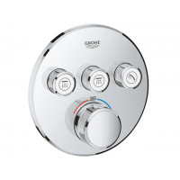 Термостат встраиваемый Grohe Grohtherm SmartControl для 3 потребителей внешняя часть 29121000