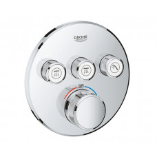 Термостат встраиваемый Grohe Grohtherm SmartControl для 3 потребителей внешняя часть 29121000