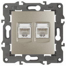 Розетка Ethernet RJ-45 без рамки Эра Эра Elegance 14-3108-04