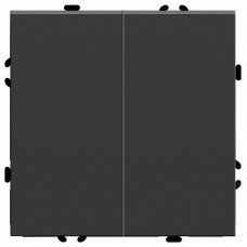 Выключатель двухклавишный без рамки Stekker RSW10-5104-05 49840